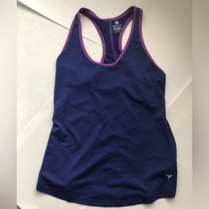 Old Navy Purple Women's Mesh Semi-Fitted Tank Top sz XS